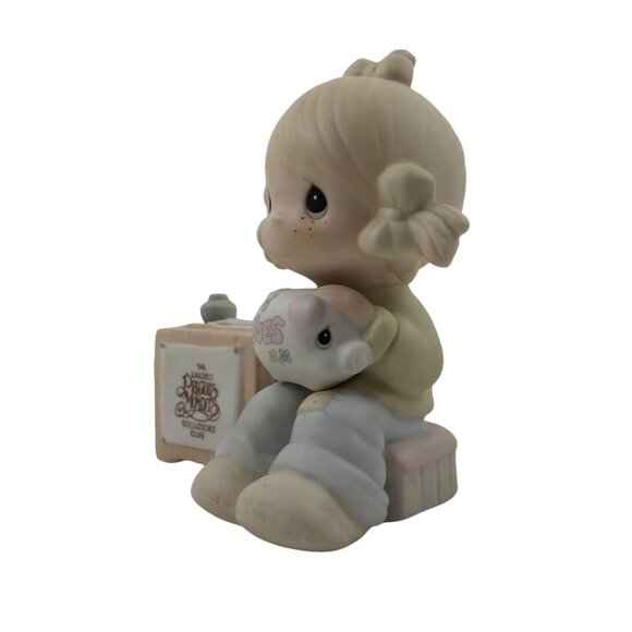 Precious Moments Collectors Club Figurine E 0404 Enesco Porcelain 1983 Dues - Picture 8 of 10